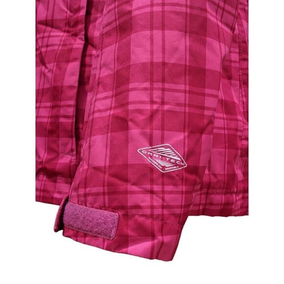 LIKE NEW Columbia Whirlibird Interchange Jacket Deep Blush Plaid Size M - Picture 8 of 14